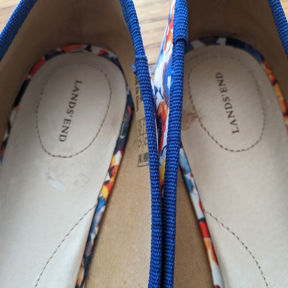 Lands' End Floral Ballet Flats - Picture 7 of 8